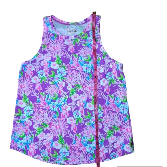 LILLY PULITZER Luxletic Westley floral tropical Tank top size XS - Picture 9 of 9